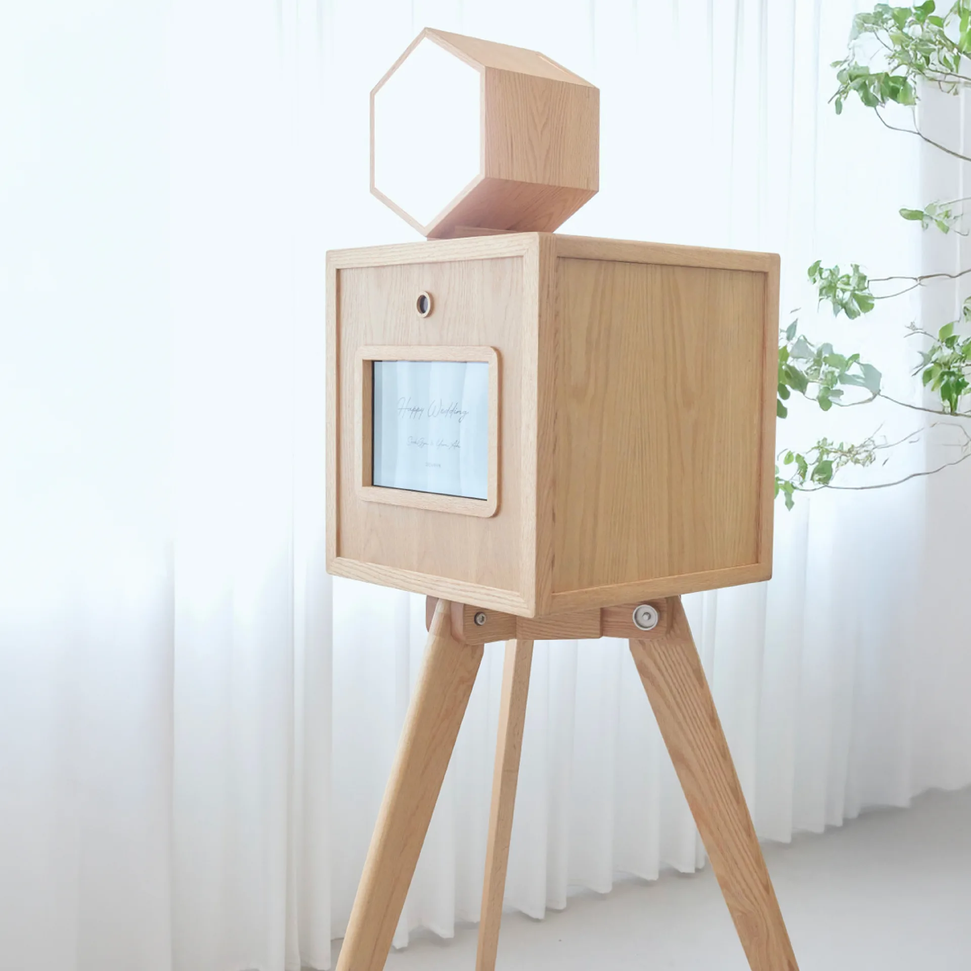 심플큐브 원목 포토부스